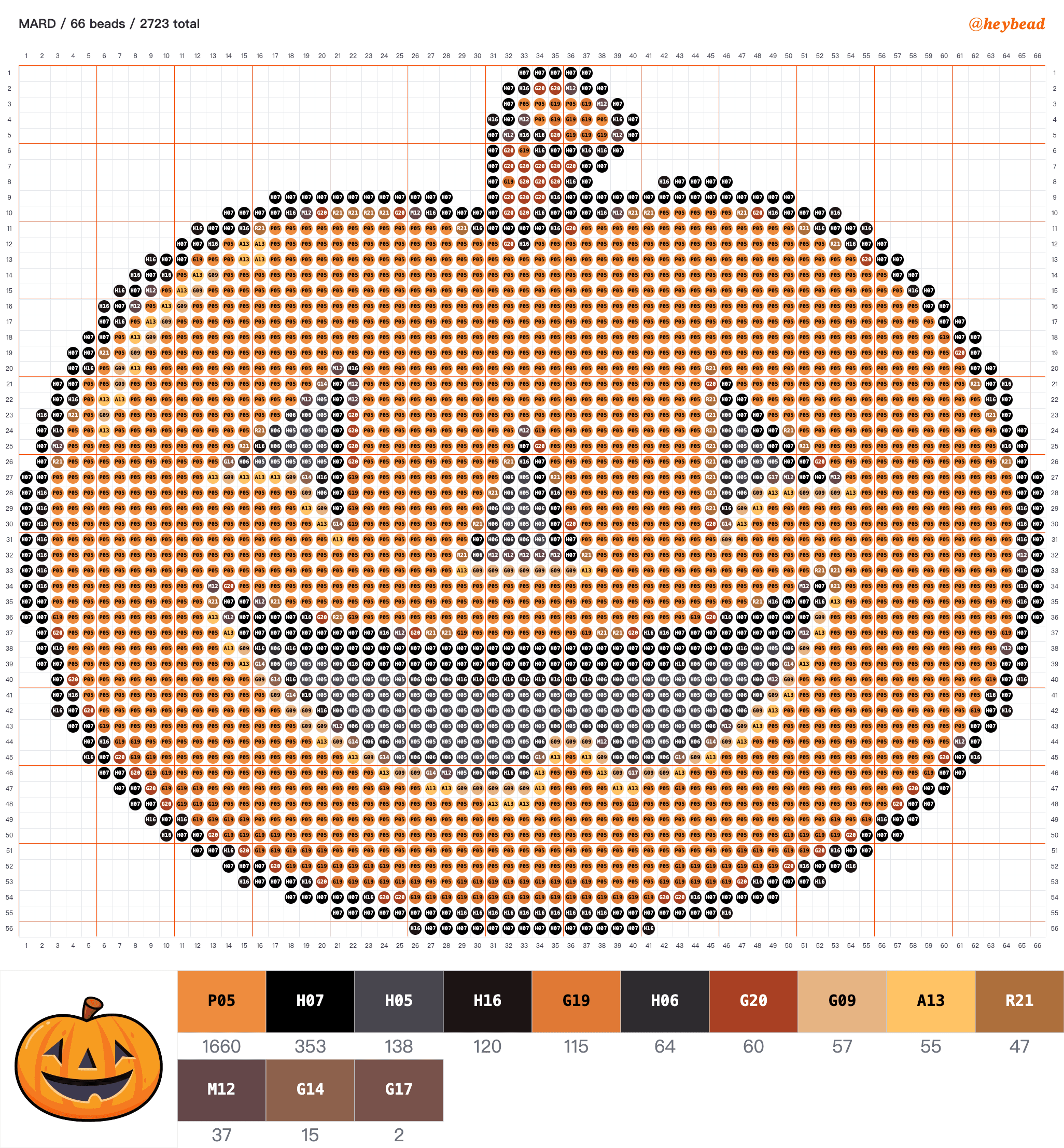 Smiling face Jack-o'-lantern.