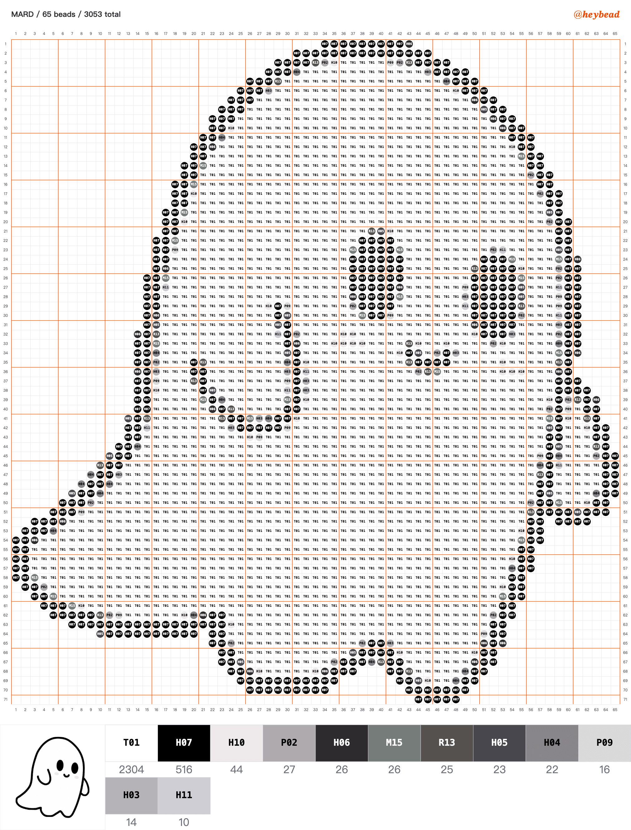Cute ghost with rosy cheeks