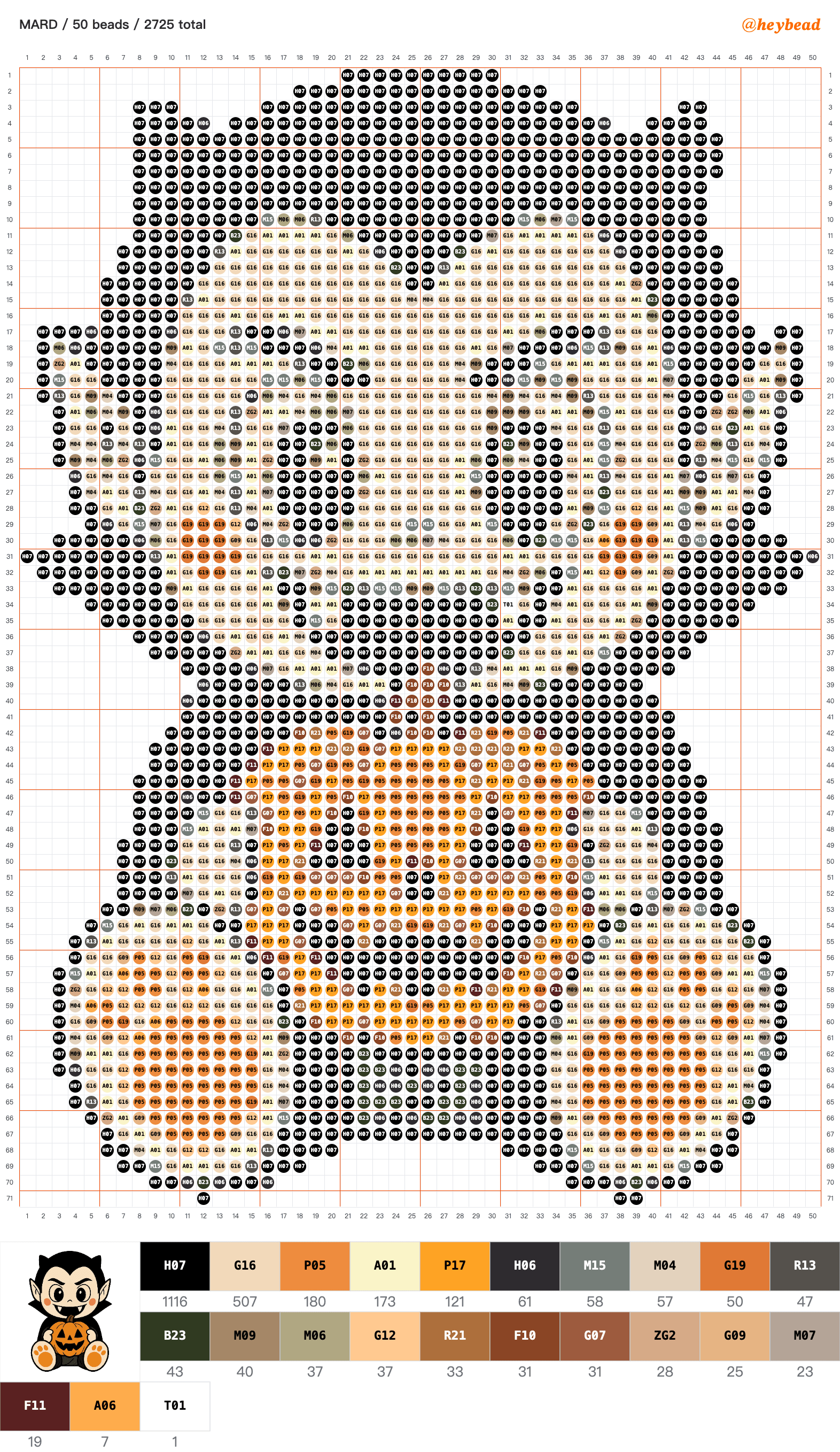 Chibi vampire with pumpkin.